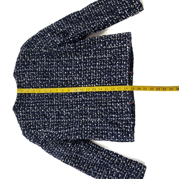 J Crew 2 Midnight Tweed Cropped Blazer - Picture 12 of 12